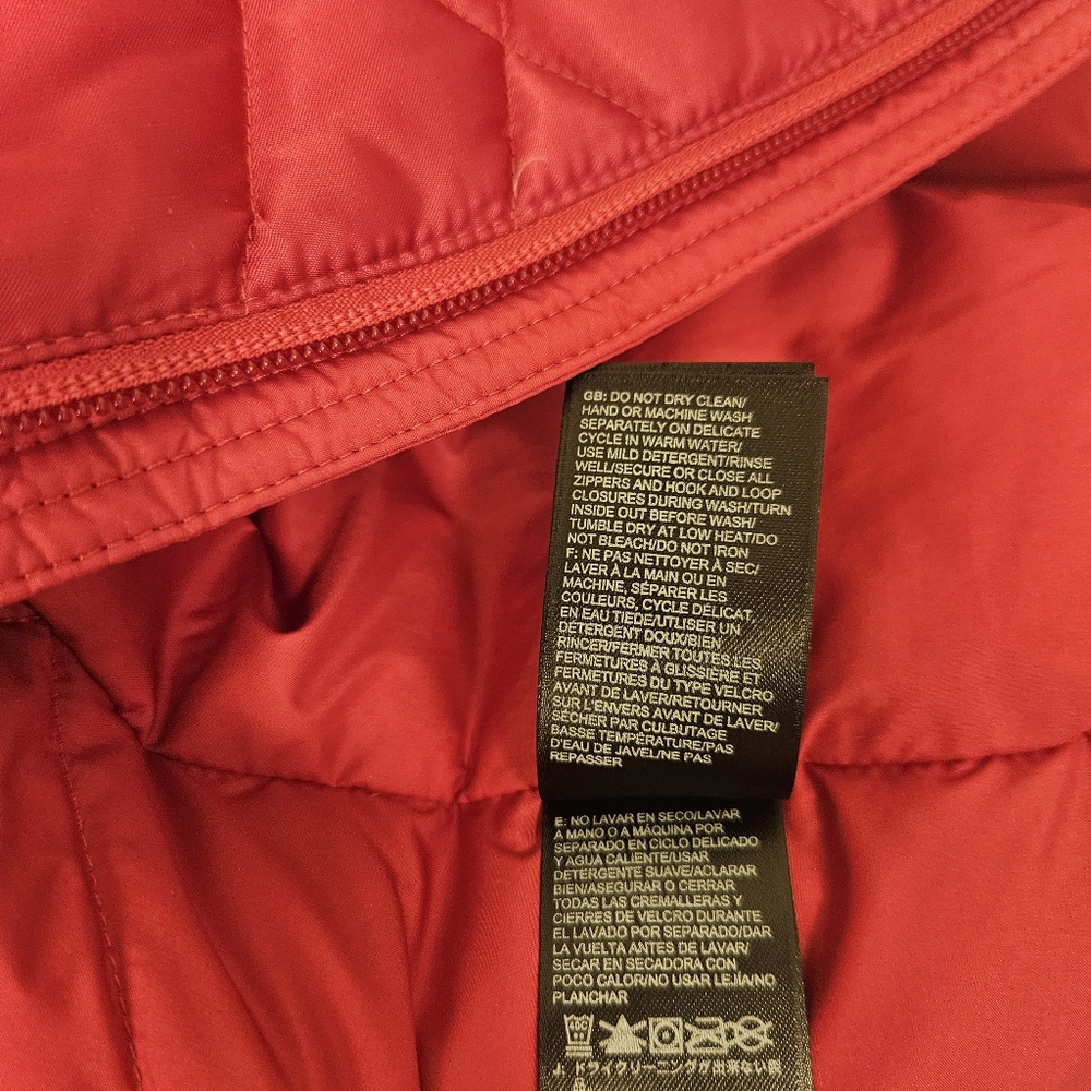 THE NORTH FACE 550 GOOSE DOWN PUFFER VEST ~ FUCHSIA (Bright PINK)  Women's M - Picture 9 of 11